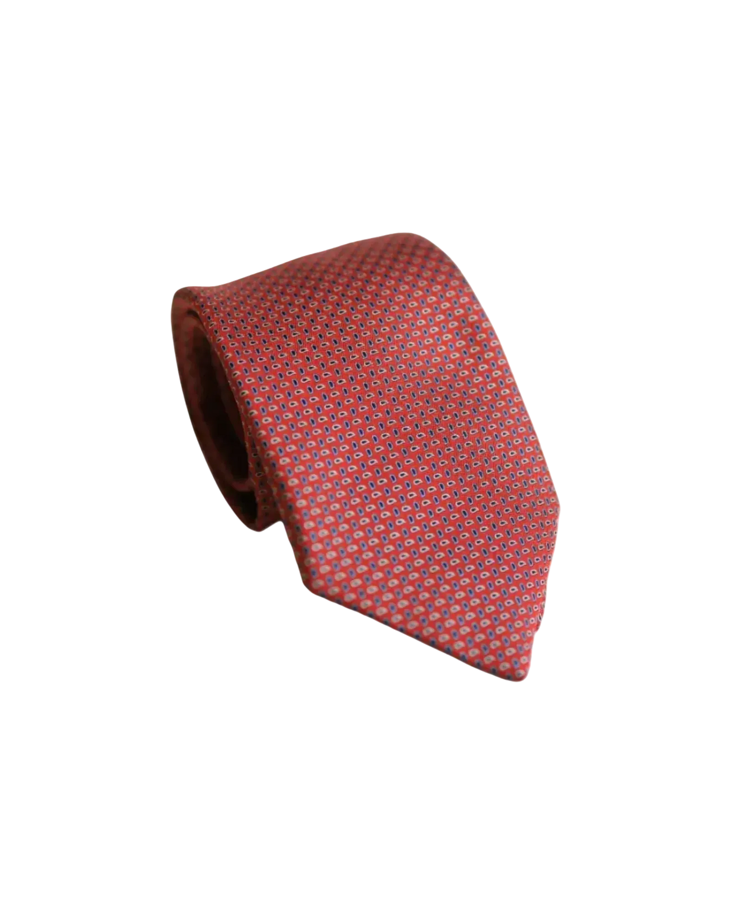 Red Micro Paisley Tie