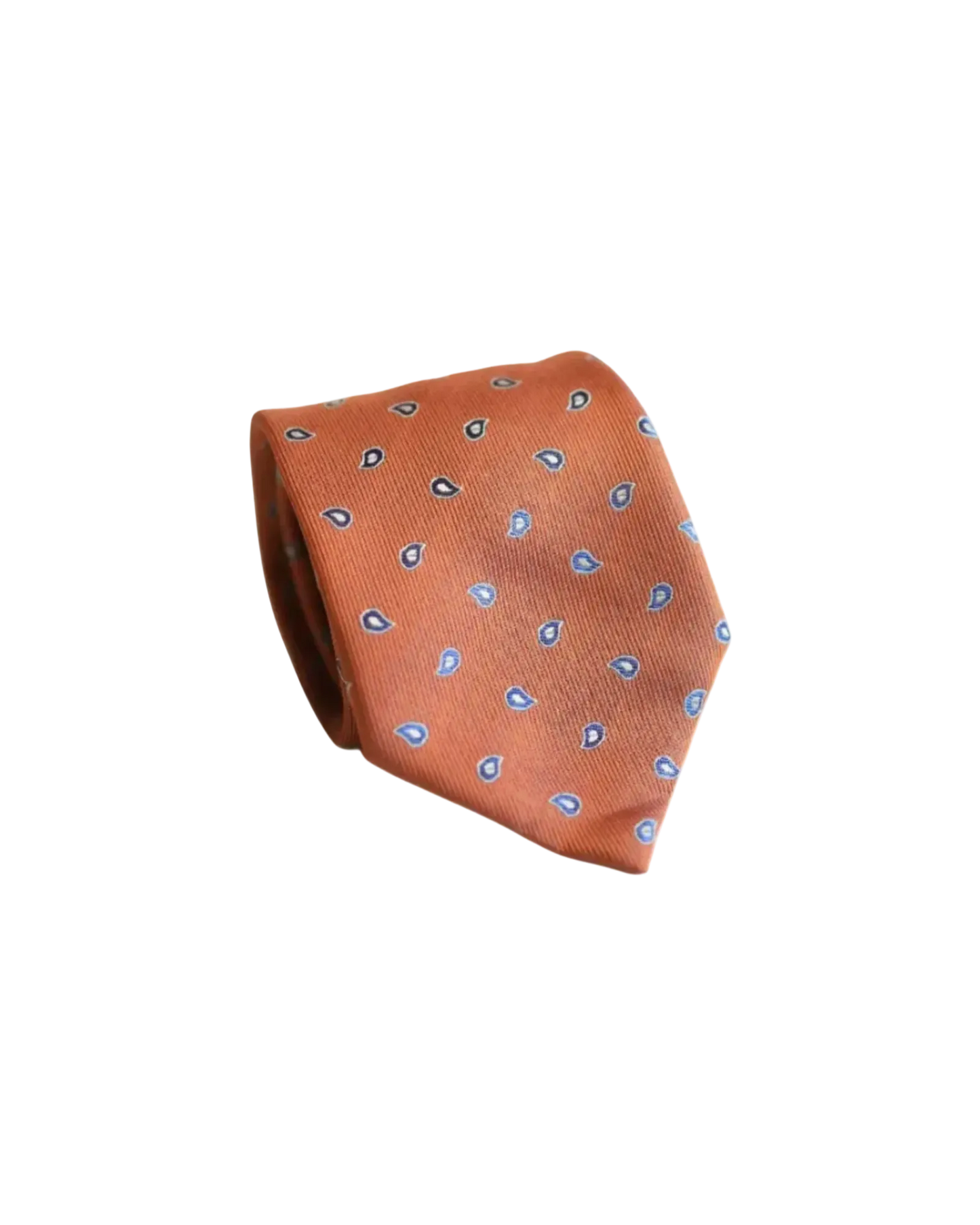 Orange Paisley Tie