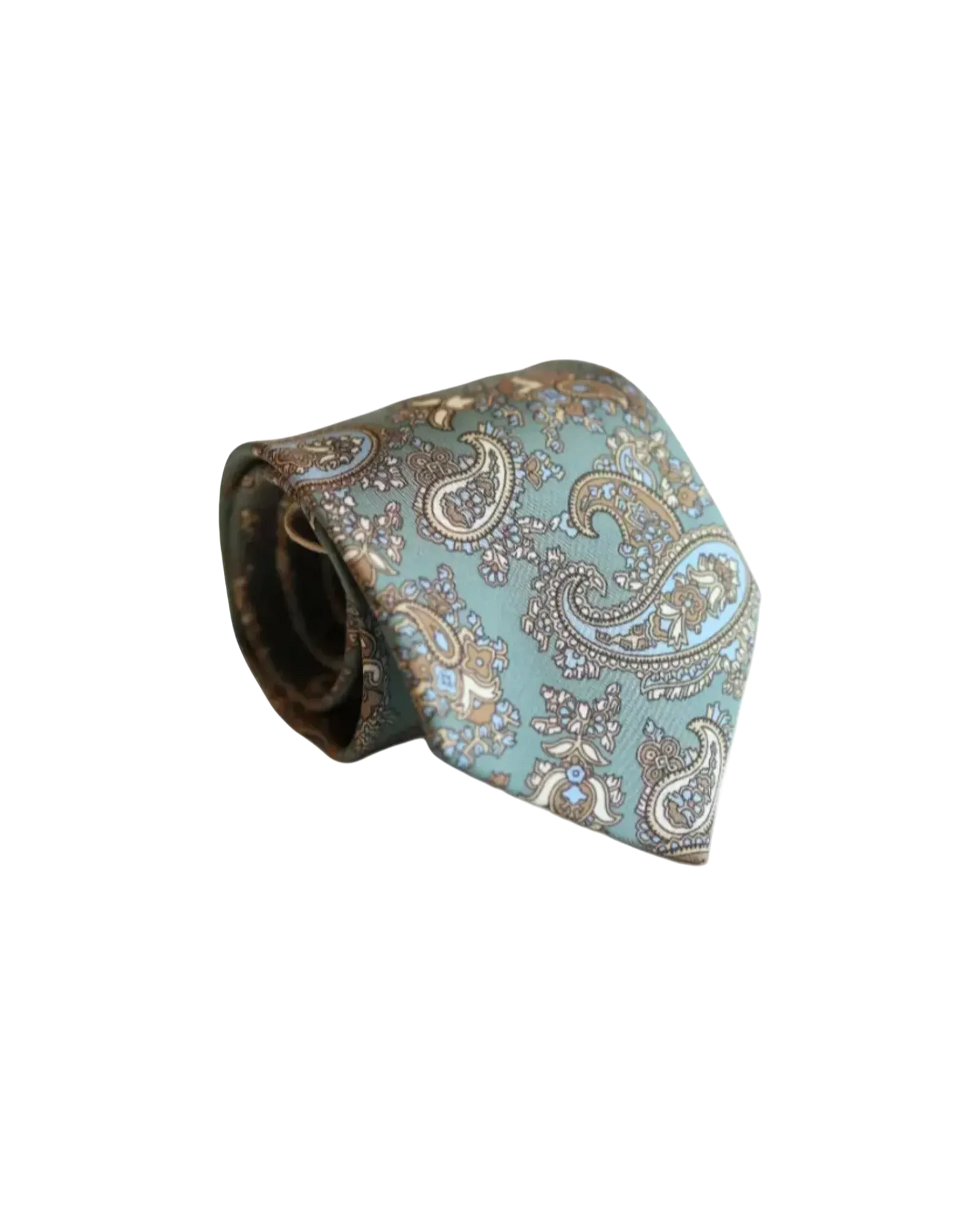 Green Paisley Tie