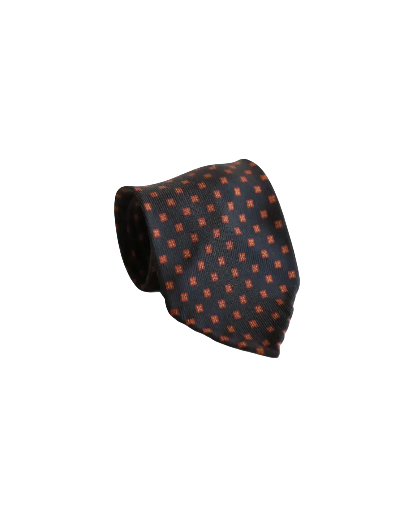 Navy and Burgundy Pattern Tie