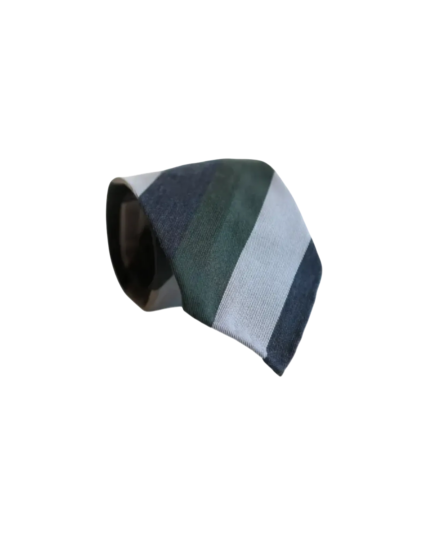 Green and Blue Stripe Tie