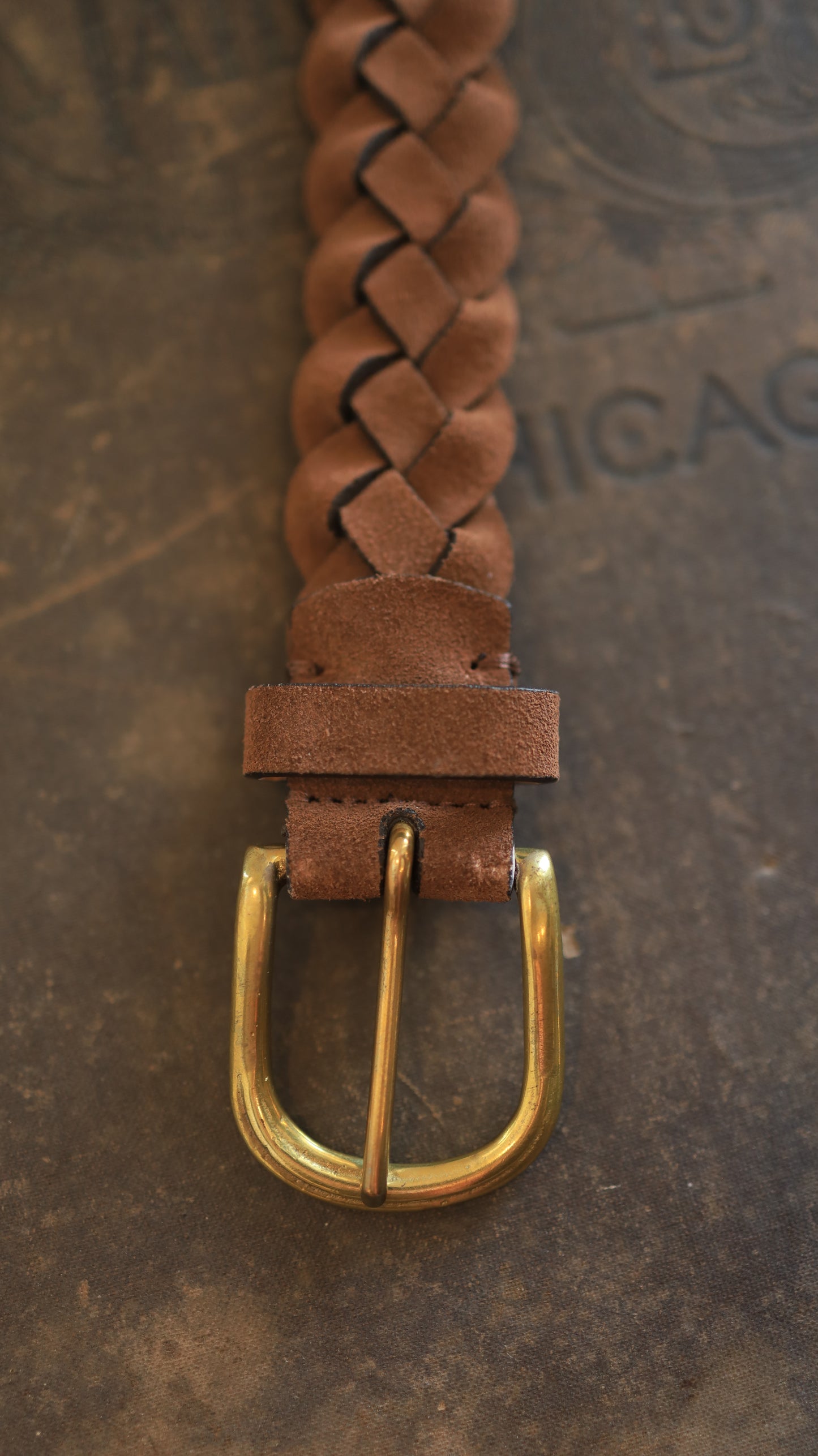 Suede Hand Woven Belt
