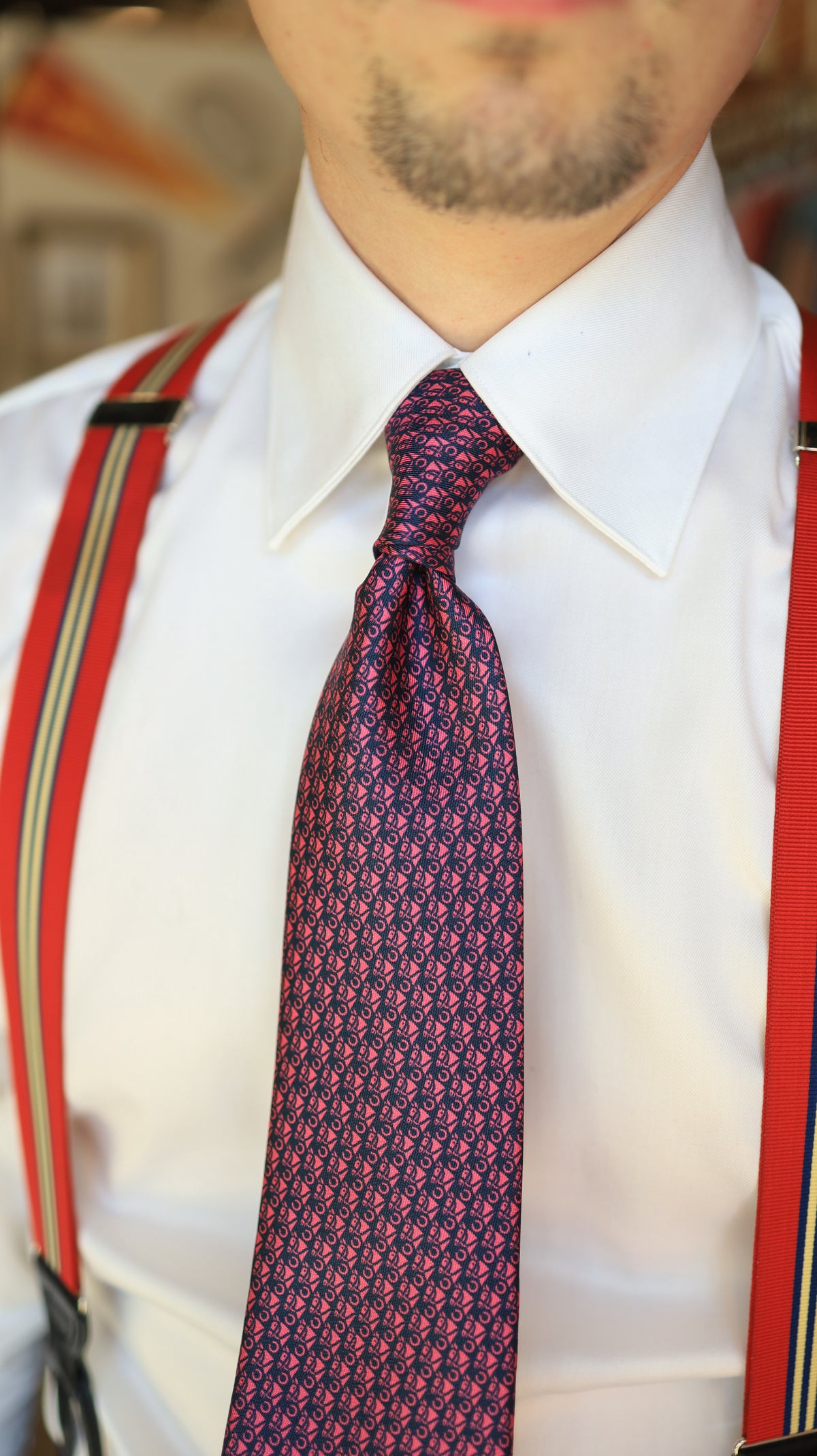 Pink Mini Horse Tie