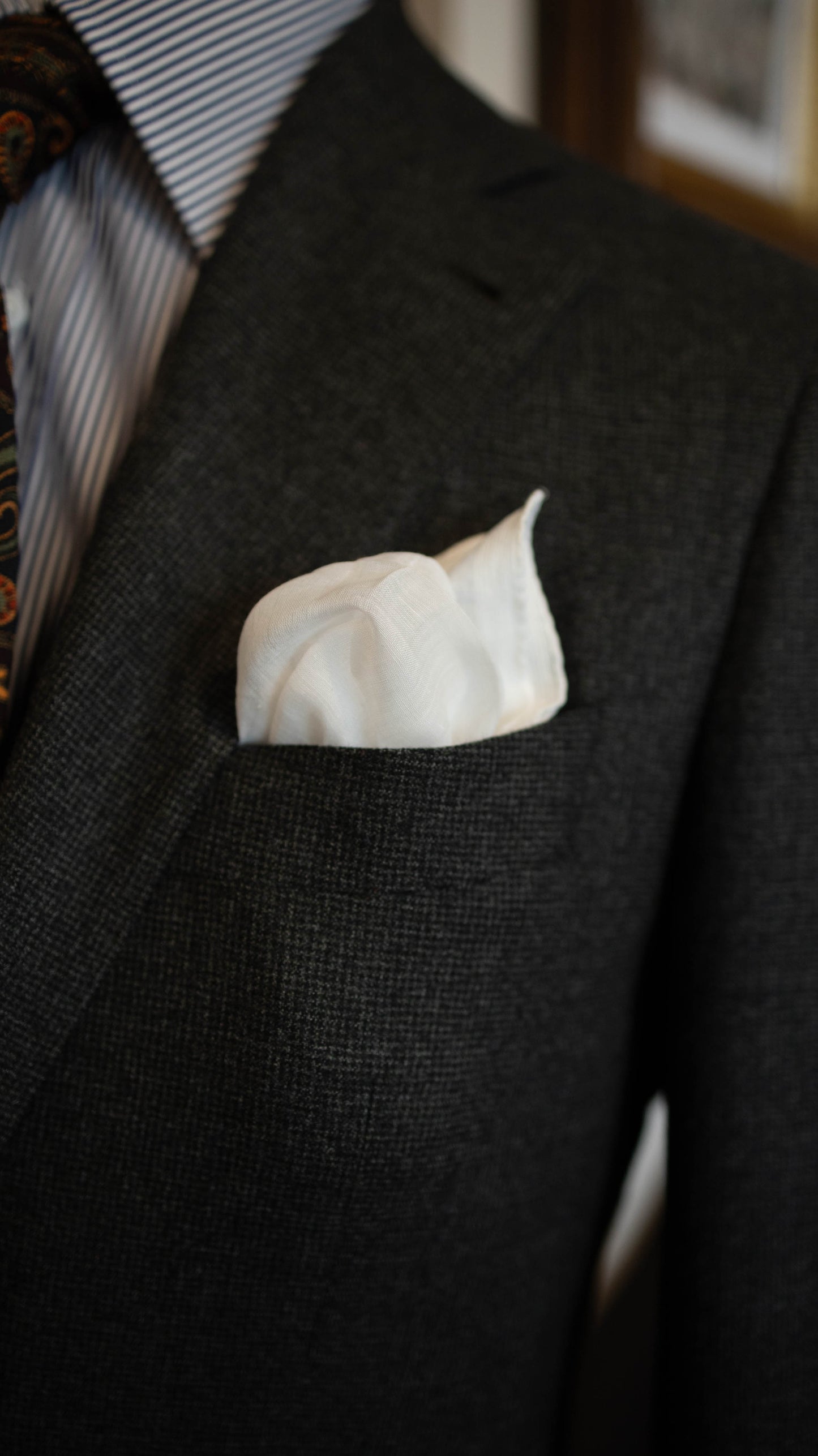 French Archive Pocket Square