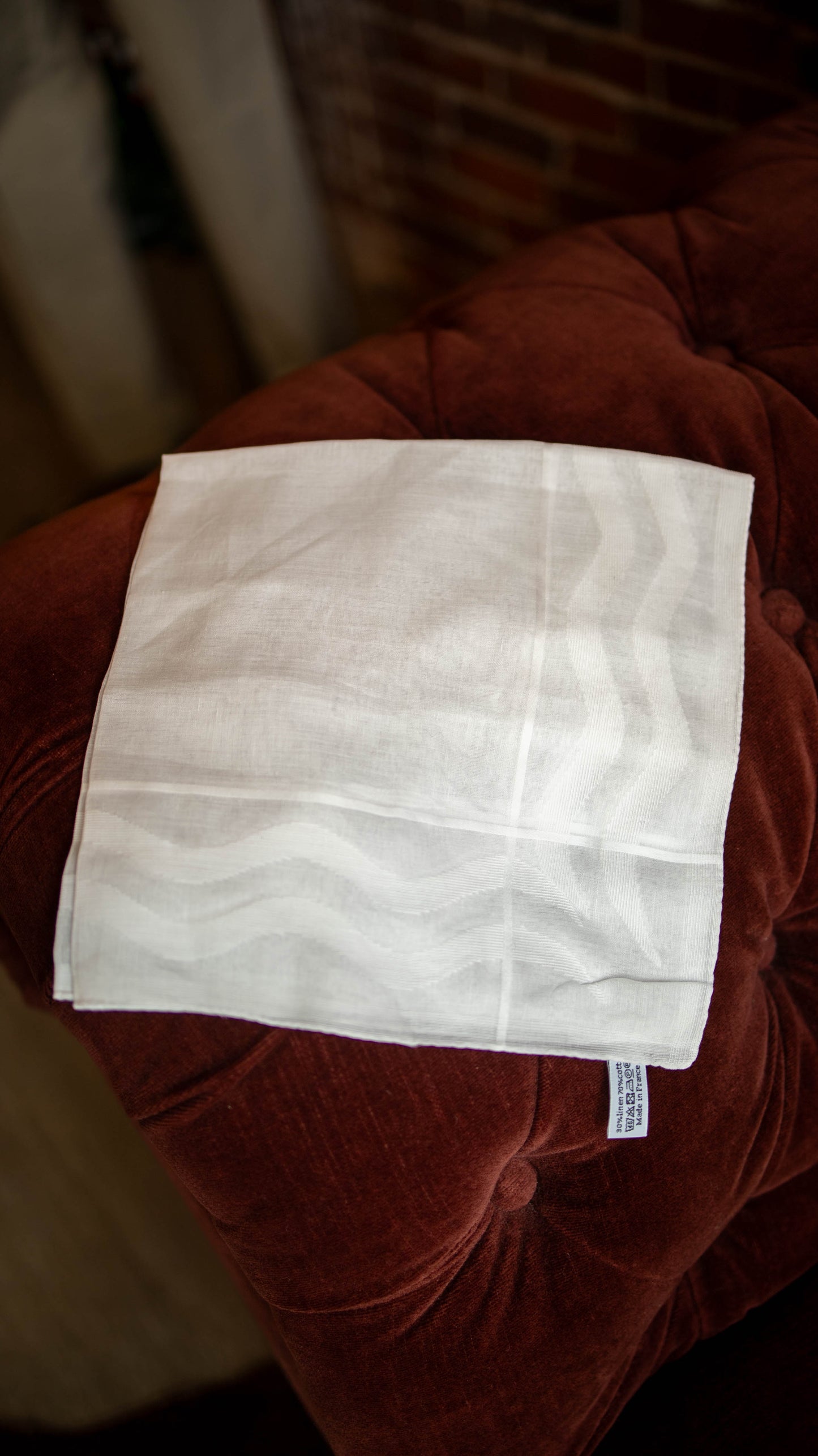 French Archive Pocket Square
