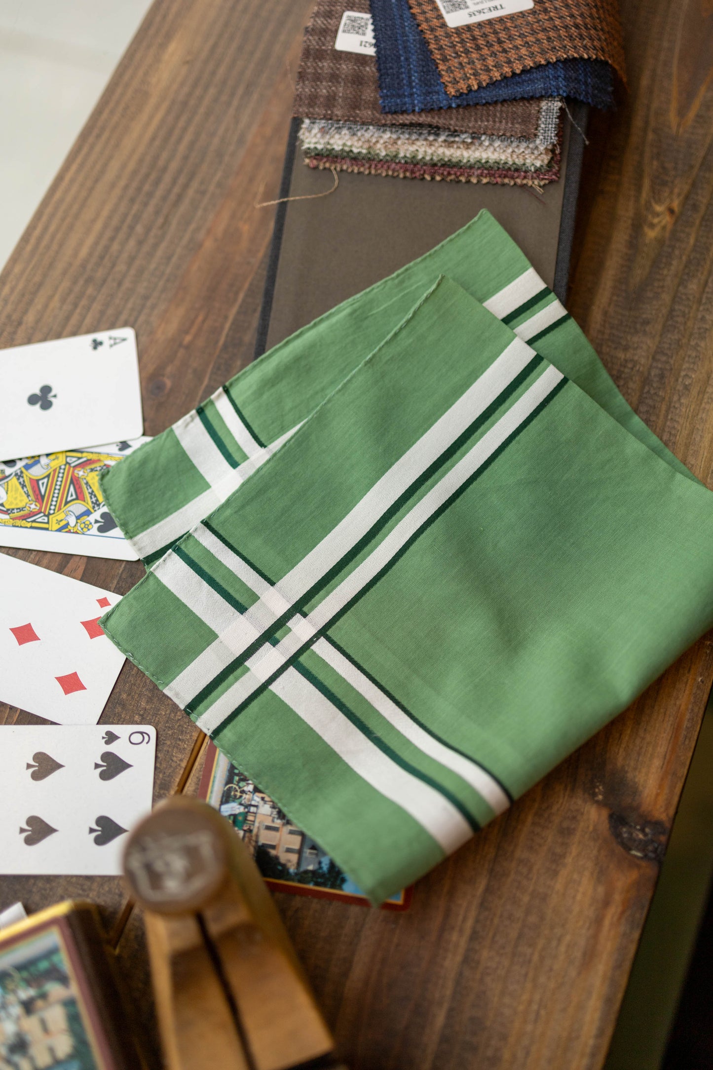 Green Pocket square