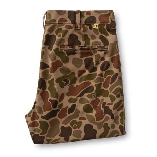 CLASSIC FIT GOLD SCHOOL CHINO -TOASTED KHAKI CAMO