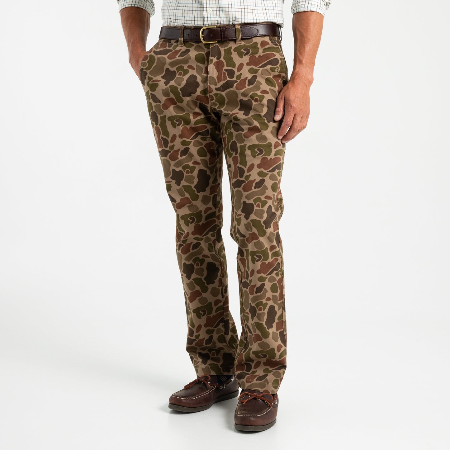CLASSIC FIT GOLD SCHOOL CHINO -TOASTED KHAKI CAMO