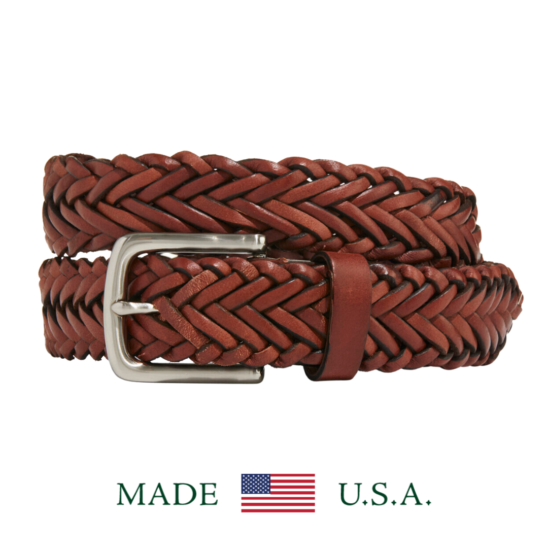 BRAIDED LEATHER BELT – Primo Tailoring BRAIDED LEATHER BELT – Primo Tailoring