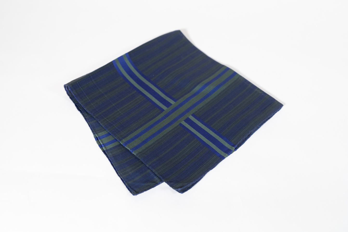 Green & Blue Vintage Style Pocket Square