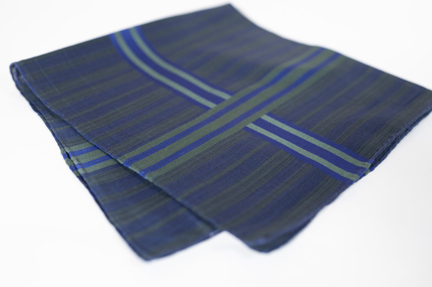 Green & Blue Vintage Style Pocket Square