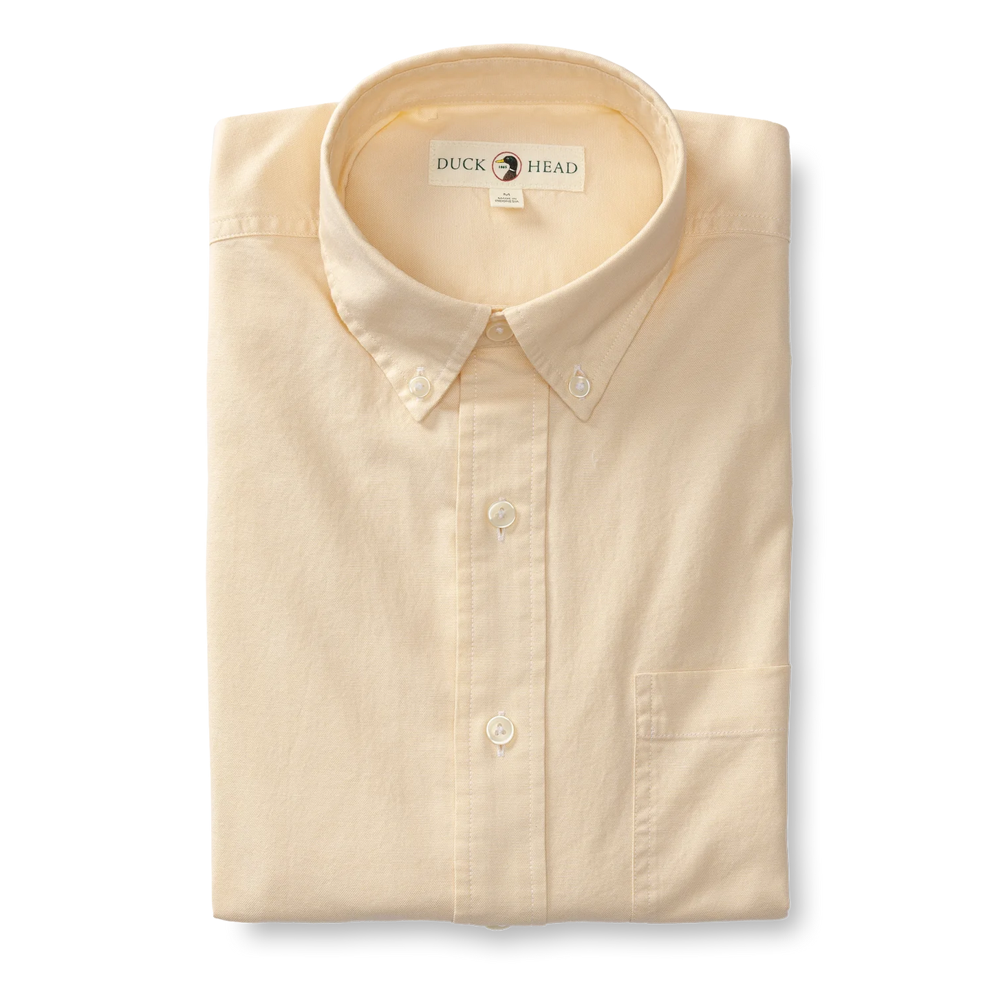 Yellow Cotton Oxford Sport Shirt