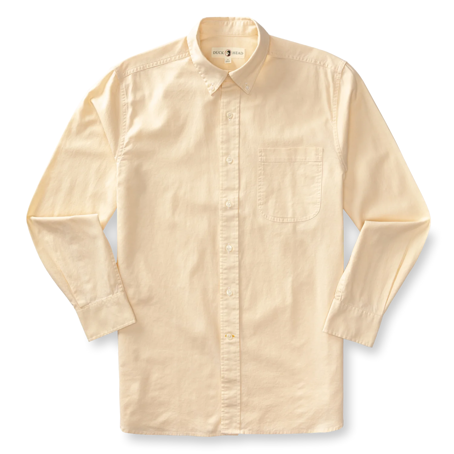 Yellow Cotton Oxford Sport Shirt