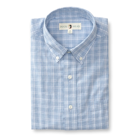 Cotton Slub Sport Shirt Thornton Plaid