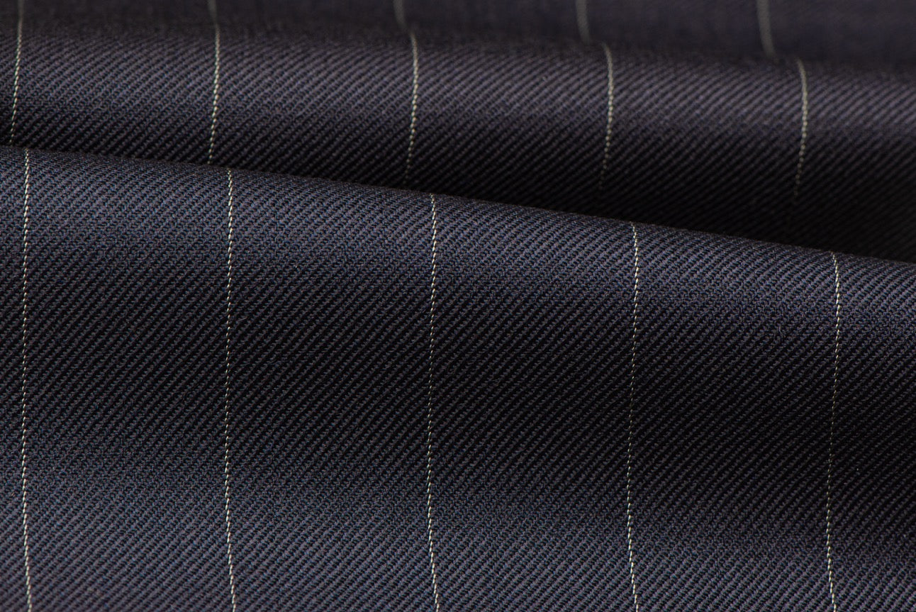 HUDDERSFIELD  NAVY  PINSTRIPE (suit price)