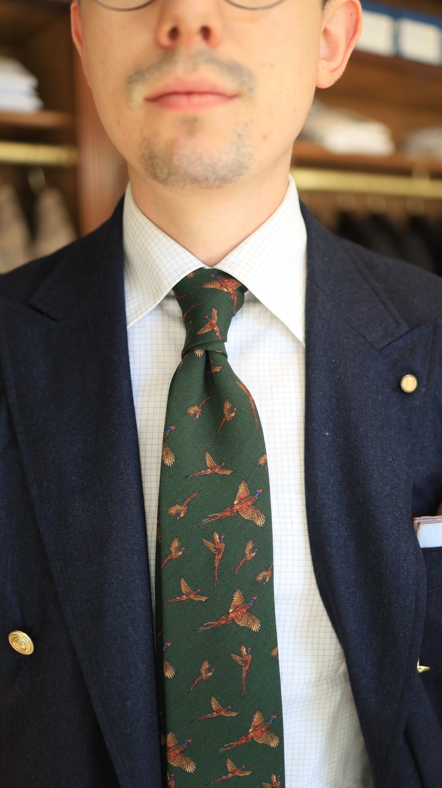Ivy Green Quail Tie