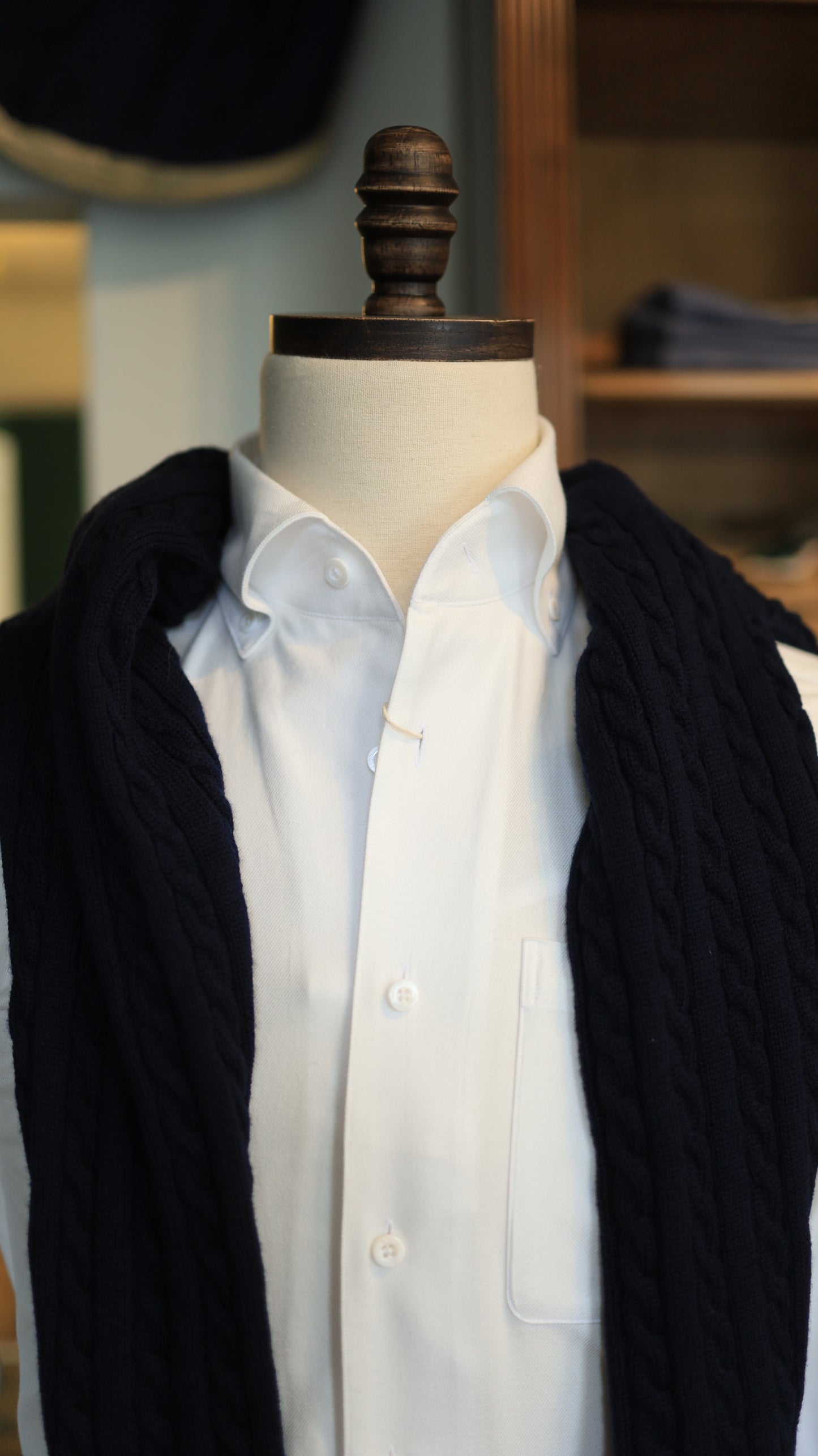 White Flannel button Down