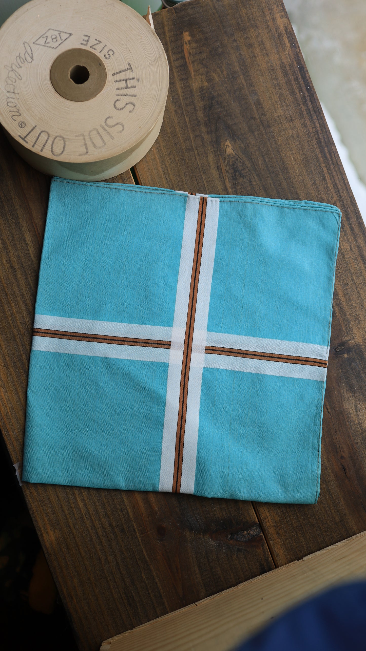 Teal Pocket Square