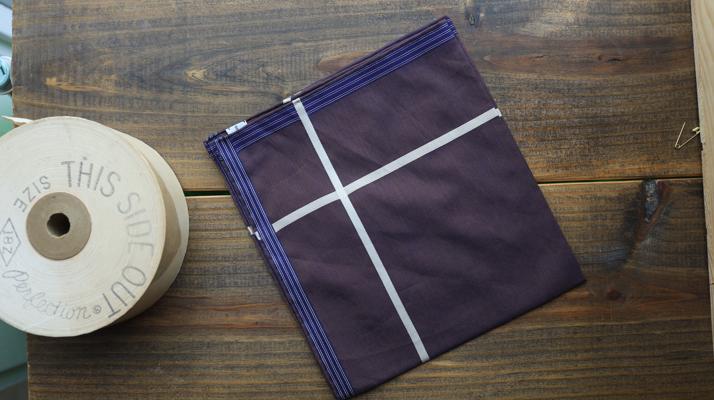 Plum Iridescent Pocket Square