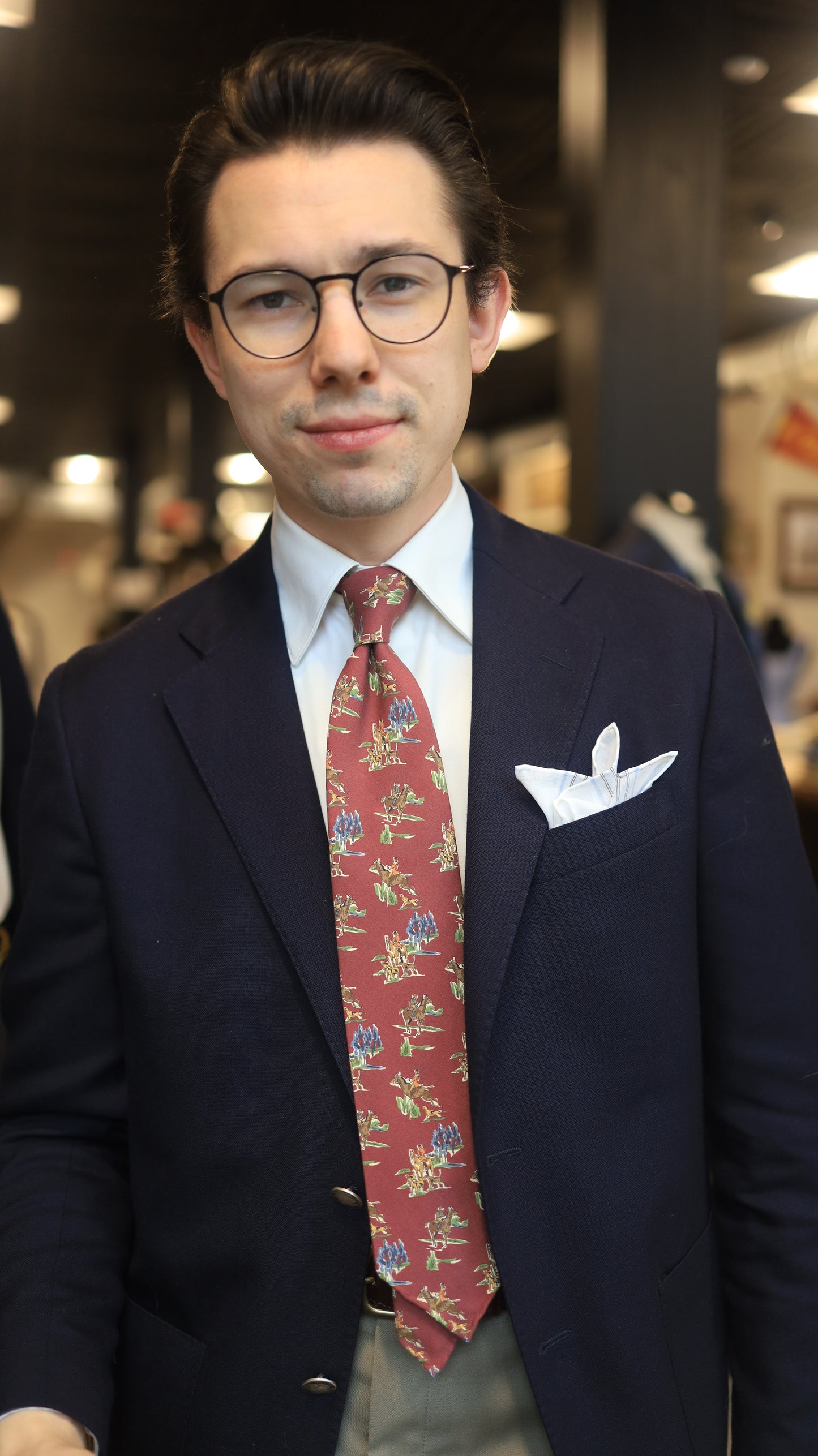 Merlot English Hunting Tie