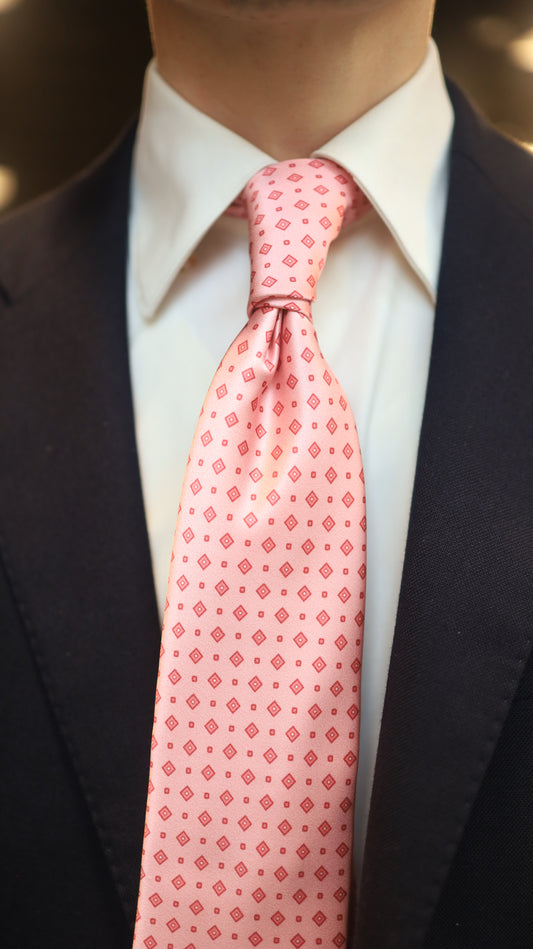 Pink Neat Tie