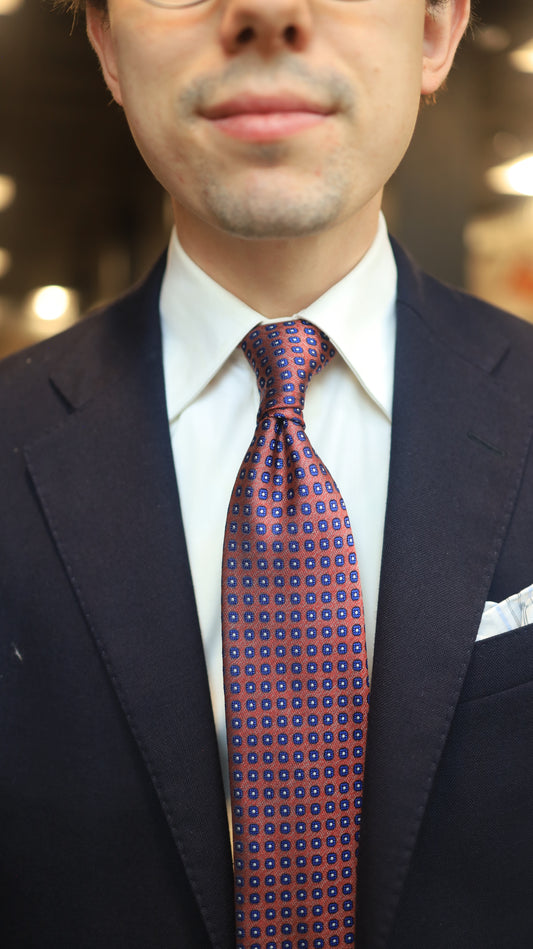 Burgundy/Blue Iridescent Neat Tie
