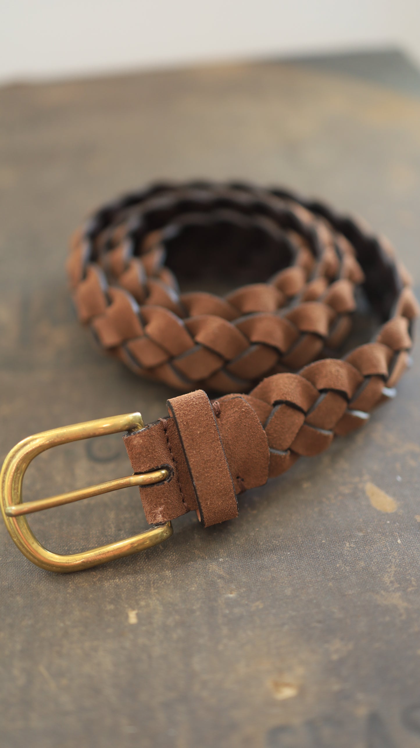 Suede Hand Woven Belt