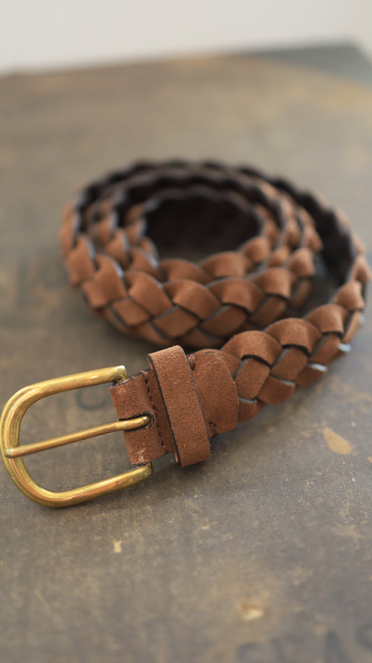 Suede Hand Woven Belt