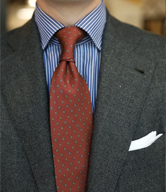 Rust Silk Tie