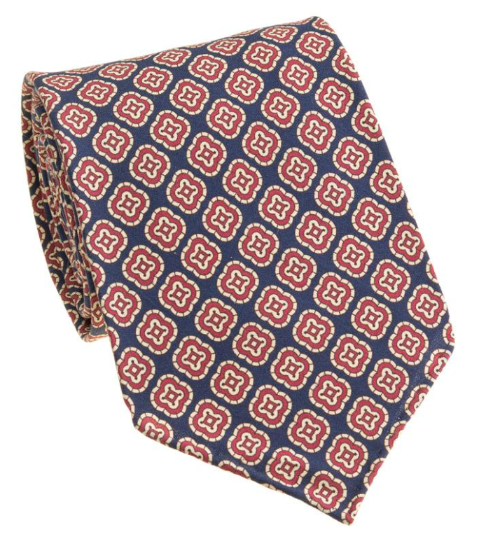 Blue/Red Neat Tie