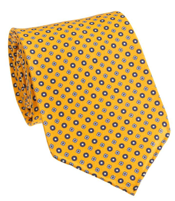Yellow/ Blue Neat Tie