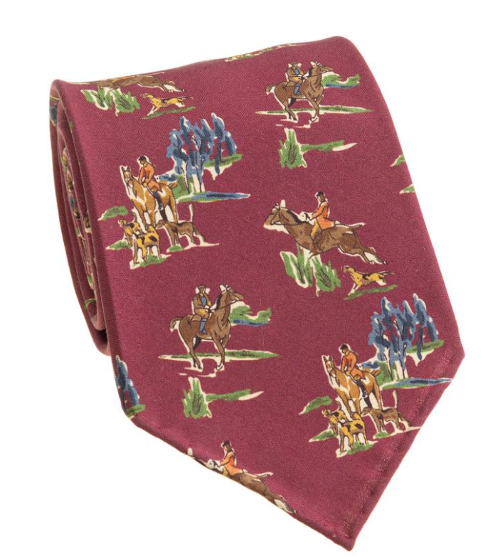 Merlot English Hunting Tie