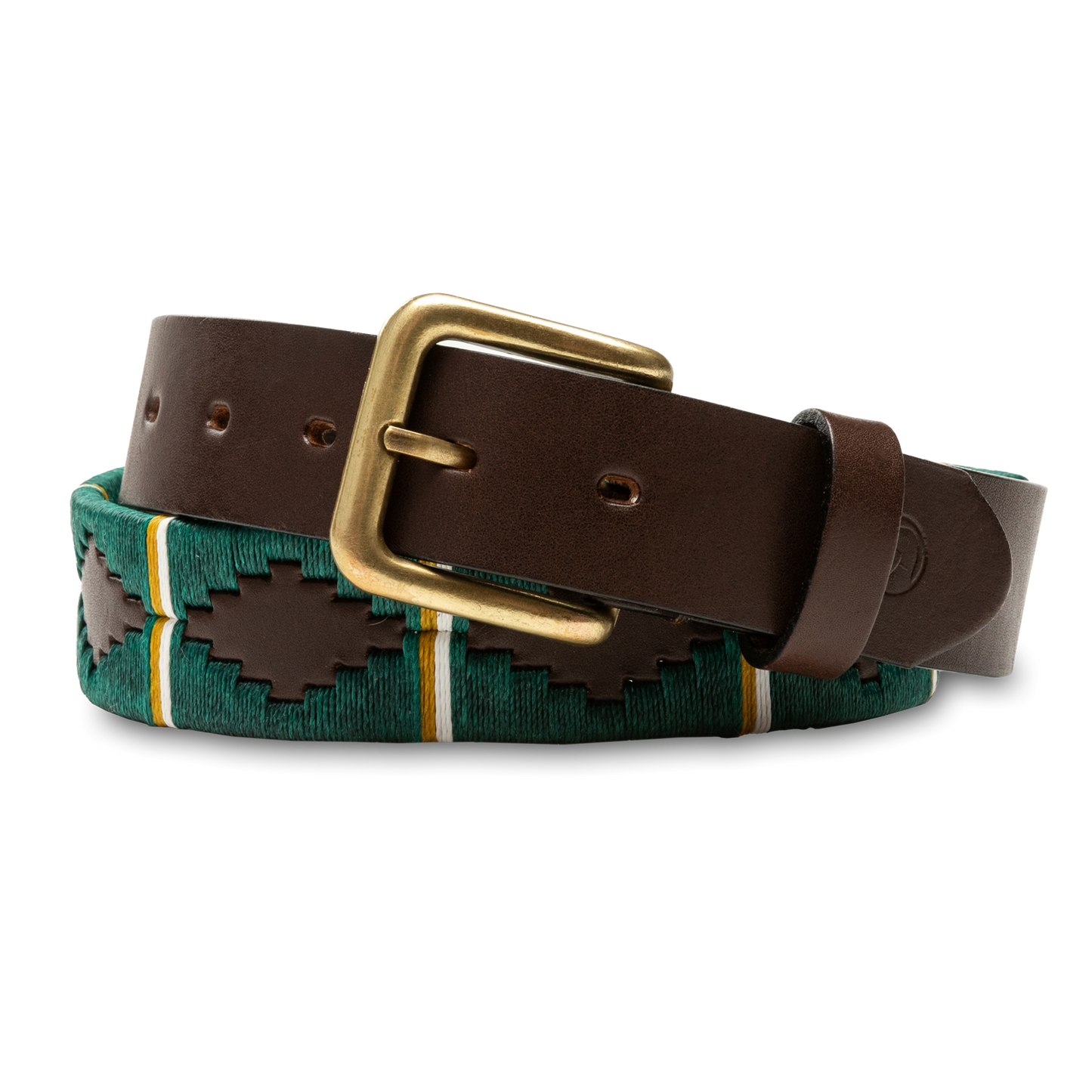 WOVEN LEATHER POLO BELT