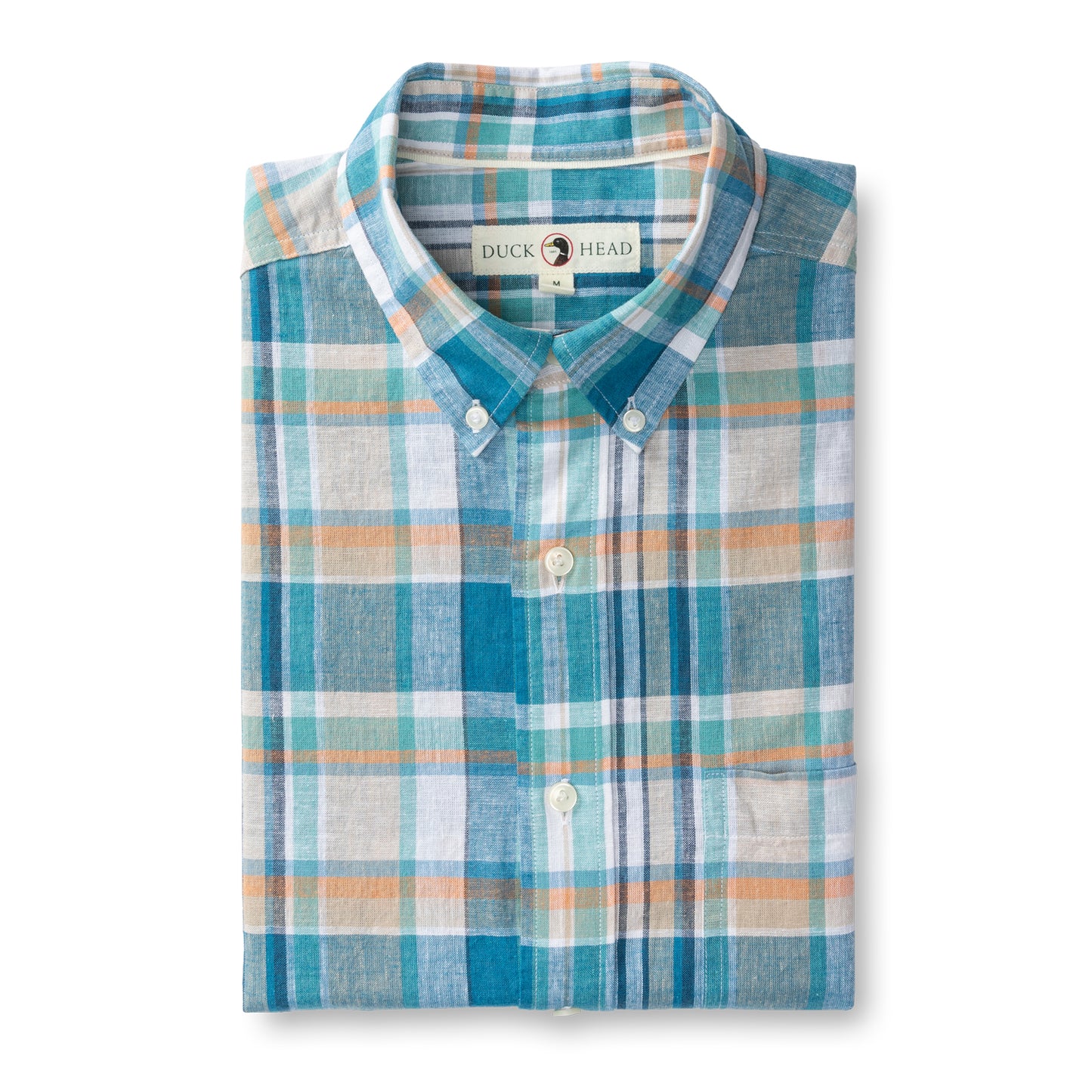 LINEN COTTON SPORT SHIRT - GREENFIELD PLAID