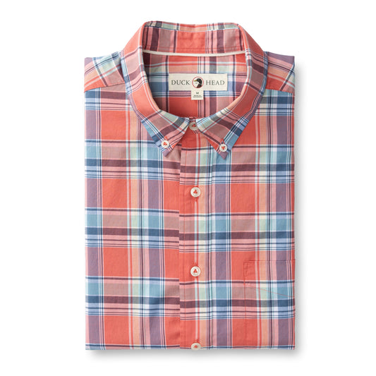 COTTON TWILL SPORT SHIRT - BOONE PLAID