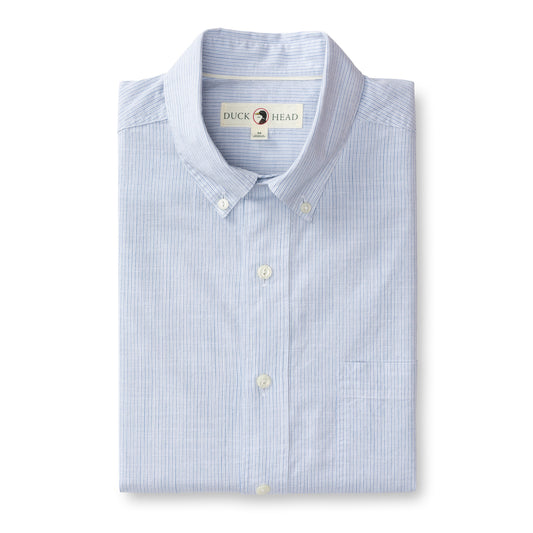 COTTON SLUB SPORT SHIRT - DONOVAN STRIPE