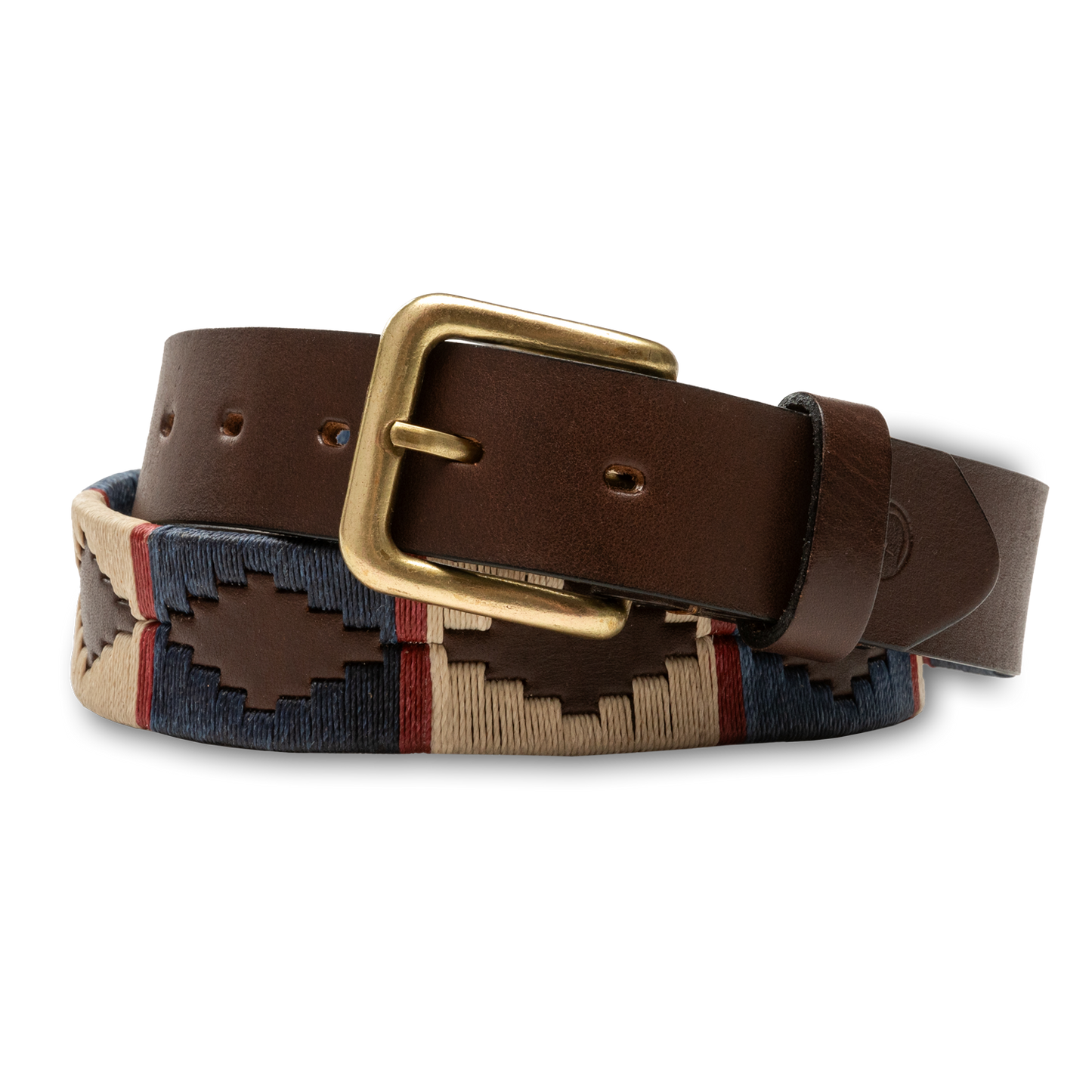 WOVEN LEATHER POLO BELT